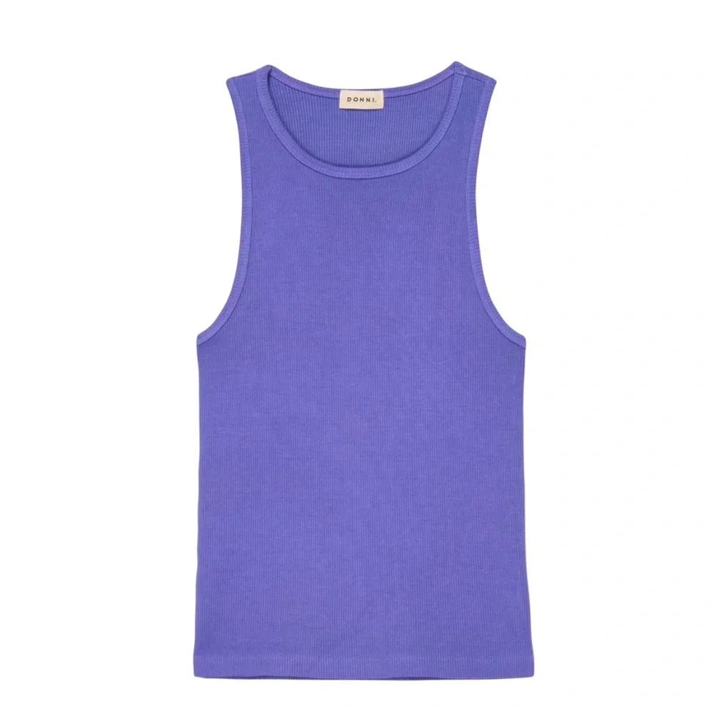 DONNI. Rib Tank - Violet - Picture 2 of 2